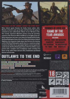 Red Dead Redemption - Game of the Year Edition (XBox 360, DVD-ROM) Picture 2