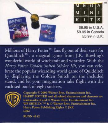 Harry Potter Golden Snitch Sticker Kit (Kit) Picture 2
