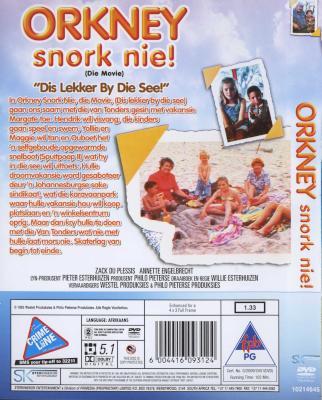 Orkney Snork Nie  - Die Movie (Afrikaans, DVD) Picture 2