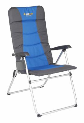 Oztrail Cascade 5 Position Camping Arm Chair (160 kg) (Supplied Colour May Vary) Picture 1
