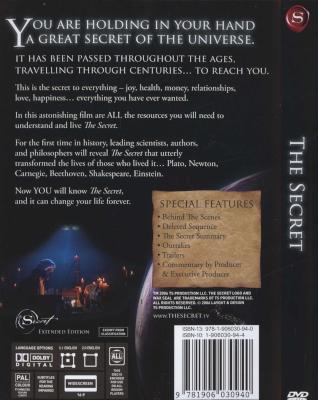 The Secret - The Secret Has Travelled Through Centuries...to Reach You (DVD, Extended ed) Picture 2