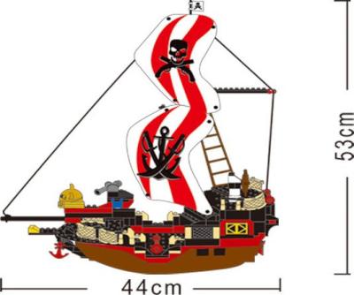 Sluban Pirate - Pirate Ship Picture 3