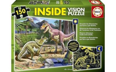 Educa Jigsaw Puzzle - Dinosaurs Inside Vision (150 Pieces) Picture 2