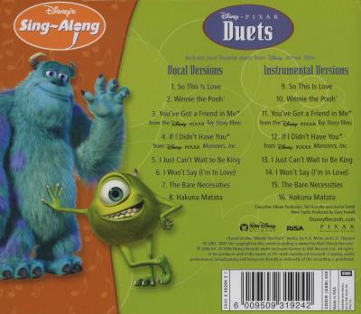 Sing-A-Long Duets (CD) Picture 2