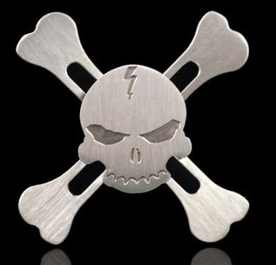 Fidget Spinner - Skull Silver picture