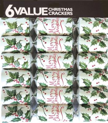 Holly Sprig Crackers (6 Pack) Picture 4