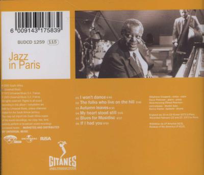 Jazz In Paris - Stephane Grappelli Quartet - Volume 2 (CD) Picture 2