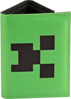 Minecraft Pocket Creeper Tri-Fold Nylon Wallet (Green) Picture 1