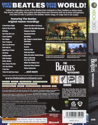Rock Band: The Beatles - Stand Alone Game (XBox 360, DVD-ROM) Picture 2