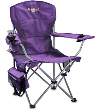Oztrail Modena Camping Arm Chair (130 kg) (Purple) Picture 1