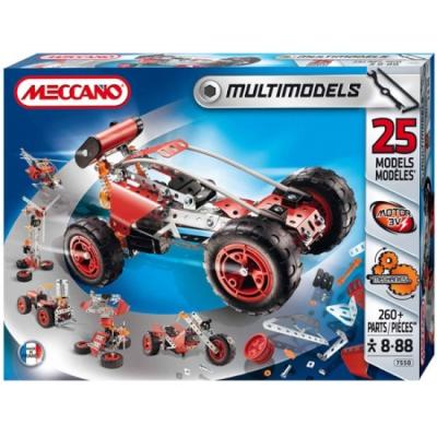 Meccano Mountain Rally 25 Multi Model Set (+260 Pieces) - Includes 1 x V3 Motor Picture 1