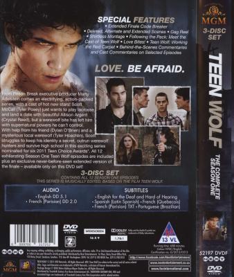 Teen Wolf - Season 1 (DVD, Boxed set) Picture 3