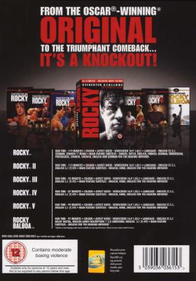 Rocky - The Complete Saga - Rocky / Rocky 2 / Rocky 3 / Rocky 4 / Rocky 5 / Rocky Balboa (DVD, Boxed Picture 2