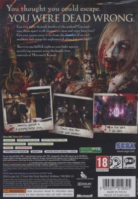 Rise of Nightmares - Requires Kinect Sensor (XBox 360, DVD-ROM) Picture 2