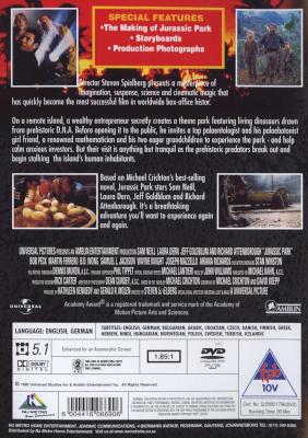 Jurassic Park (English, German, Hungarian, DVD) Picture 2