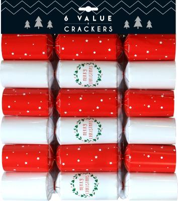Christmas Wreaths Christmas Crackers (6 Pack) Picture 1
