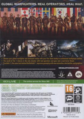 Medal of Honor - Warfighter (XBox 360, DVD-ROM) Picture 2