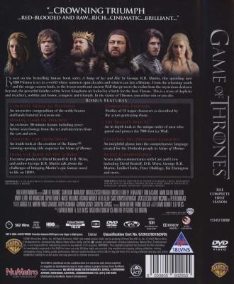 Game Of Thrones - Season 1 (DVD, Boxed set) Picture 3
