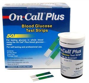 On Call Glucose Test Strips 50's & FREE On Call Glucometer Bundle Picture 5