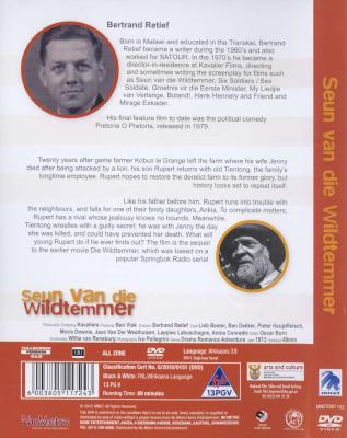 Seun Van Die Wildtemmer (Afrikaans, DVD) Picture 2
