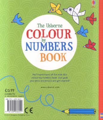 Colour by Numbers Book (Paperback) Picture 2