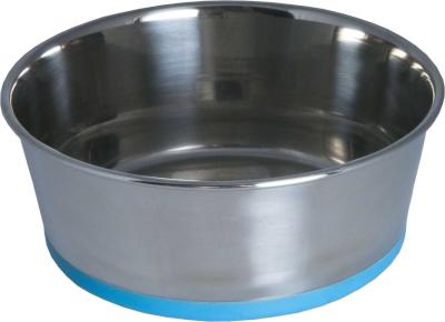 Rogz Stainless Steel Slurp Dog Bowl - Extra Extra Large 3700ml (Blue Base) Picture 1