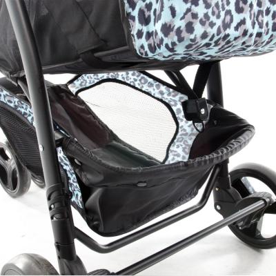 Chelino Coco 3 Position Baby Stroller - Grey Stripe Picture 3