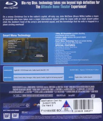 Die Hard 2 (Blu-ray disc) Picture 3